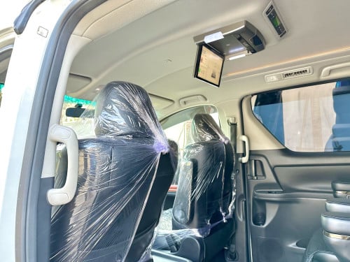 TOYOTA ALPHARD 2014 HF ពណ៌ស ក្នុងខ្មៅ