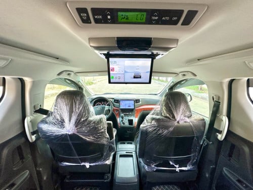 TOYOTA ALPHARD 2014 HF ពណ៌ស ក្នុងខ្មៅ