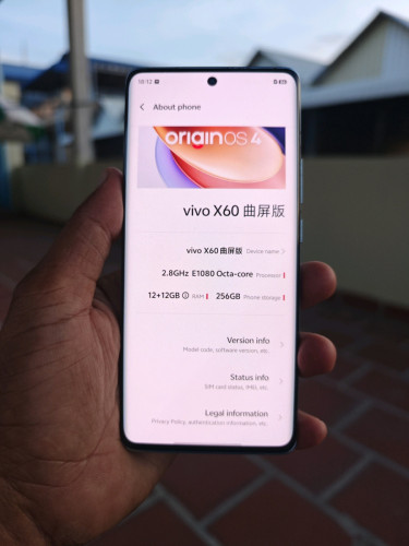 Vivo X60 12g/256g_CH(វៃដូរបាន)👉$95