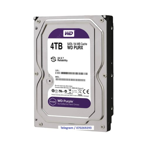 WD Purple 4TB Hard Disk Surveillance DVR/NVR HDD