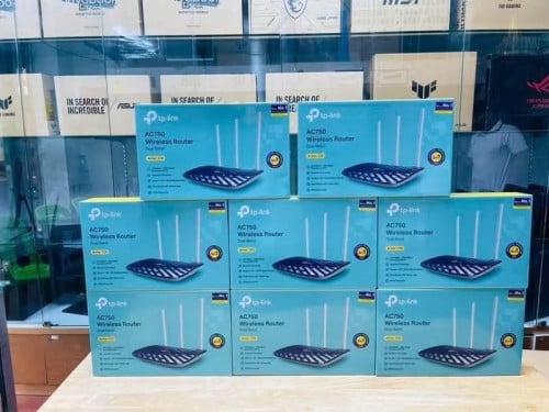 Wireless Router WiFi Brand tp-link Model :Archer C20  អីវ៉ានមាននៅក្នុងស្តុក ធានា1ឆ្នាំ