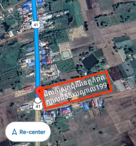 ដីលក់ប្រញាប់ជាប់ផ្លូវជាតិ41