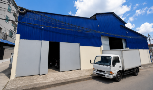ឃ្លាំងកែងជួលខណ្ឌចំការមន | Corner Warehouse For Rent CHAMKAMORN ( 1100sqm )