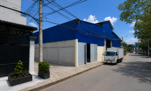 ឃ្លាំងកែងជួលខណ្ឌចំការមន | Corner Warehouse For Rent CHAMKAMORN ( 1100sqm )