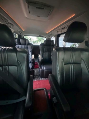 Alphard 010ឡេីងមុខ016 color white door auto 3 v4 pon1 កៅអីម៉ាស្សា VIP plate កម្ពុជា ឈេា្មះម្ចាស់ដេីម
