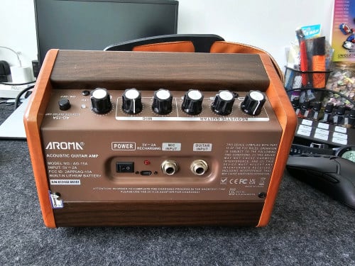 Aroma AG-15A portable acoustic guitar មួយទឹក🎼☎️Telegram: 085 359 663
