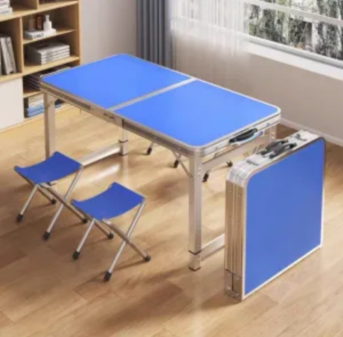 Folding Table Rectangular Portable Dining Table