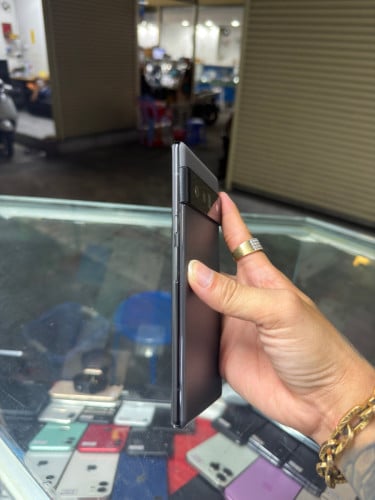 Google Pixel 6 Pro Black , Ram12GB HD256GB Phone Condition 99% , ម៉ាស៊ីនសានុំ