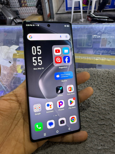 Infinix Hot50Pro Plus Ram8G Memory256G 98% ក្រុមហ៊ុនសុីមពីរ មានឆ្នាំងសាក