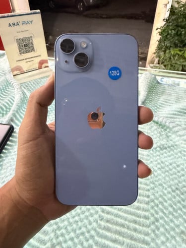 IPhone 14 Plus 128GB LL/A ថ្មហ្សុីន87% សាណុំហ្សុីន​ណែន​