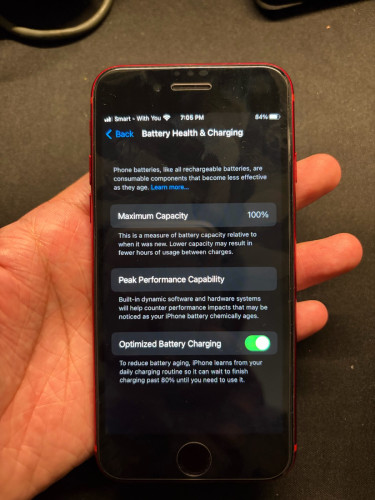 Iphone se 3 99% នៅស្អាតថ្ម ១០០ ស៊ីន ios 16.1.2