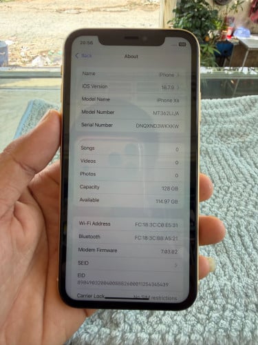 IPhone Xr 128GB សាណុំ​ហ្សុីន​ អេក្រង់​ហ្សុីន តួ​ស្អាត​ខ្ចី​99%