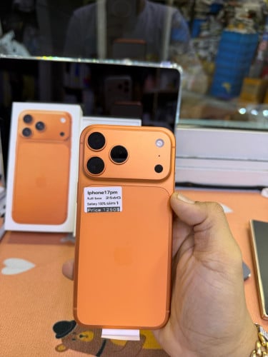 Iphone17promax 256G battery 100% សាកបាន 50ដង 99.99%