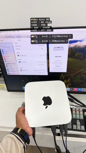 Mac mini M2 ram 8GB 256GB 260$