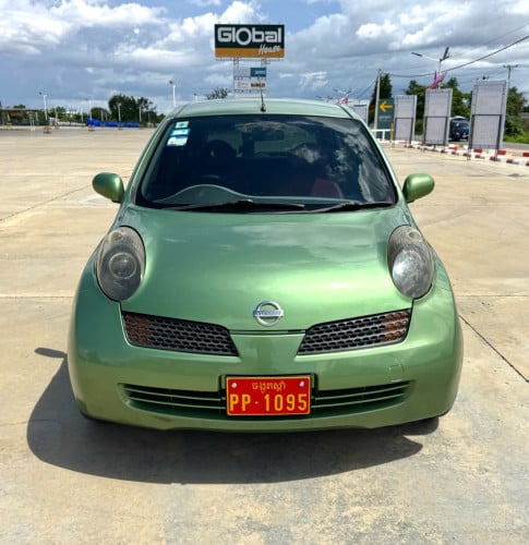 NISSAN MARCH 2002 (ចូលខ្លួនបង់ពន្ធពេញ)លេខតួហ្សីន