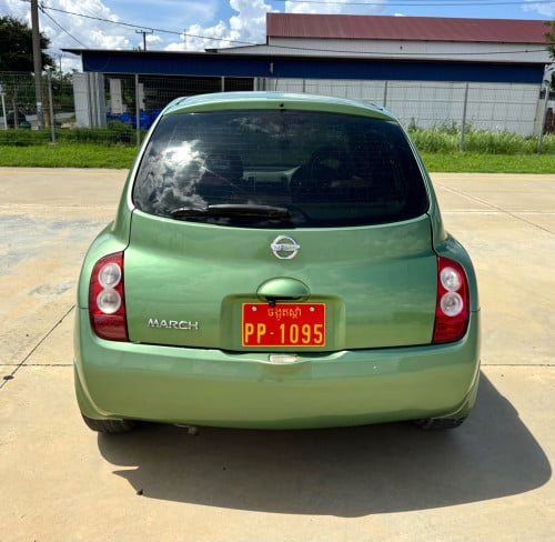 NISSAN MARCH 2002 (ចូលខ្លួនបង់ពន្ធពេញ)លេខតួហ្សីន