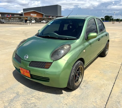 NISSAN MARCH 2002 (ចូលខ្លួនបង់ពន្ធពេញ)លេខតួហ្សីន