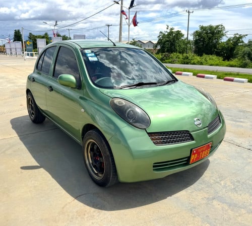 NISSAN MARCH 2002 (ចូលខ្លួនបង់ពន្ធពេញ)លេខតួហ្សីន