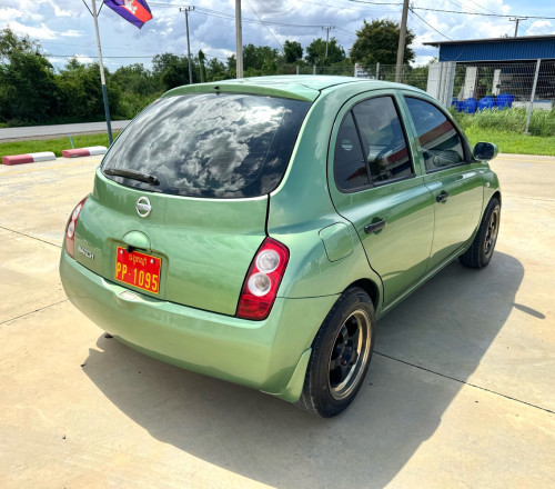 NISSAN MARCH 2002 (ចូលខ្លួនបង់ពន្ធពេញ)លេខតួហ្សីន