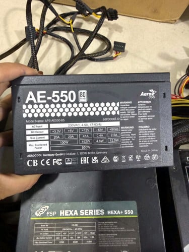 Power supply 450W-550W Price:15$ Warranty:01 months