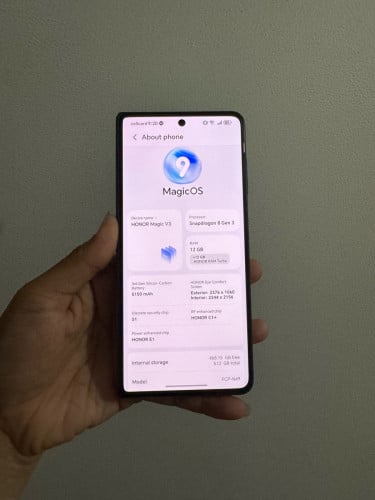 Sell Honor Magic V3 ram12+12g rom512g 8get3 Sim2 98%