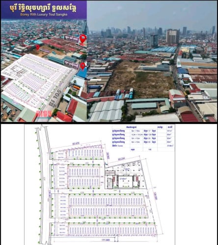 Shophouse for pre sale in Toul Sangke