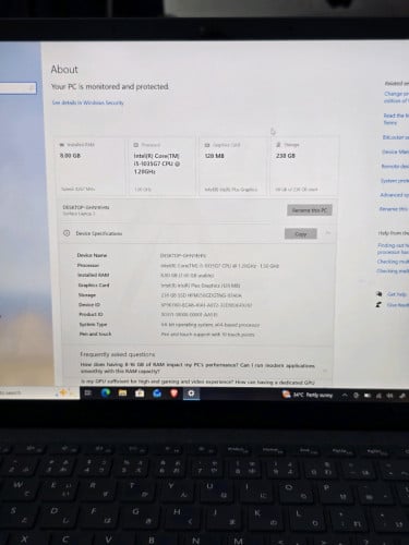 Surface Laptop 3 13" ស្អាត ស្ដើង Touch Screen ច្បាស់ត្រជាក់ភ្នែក