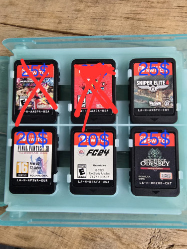 Switch game card