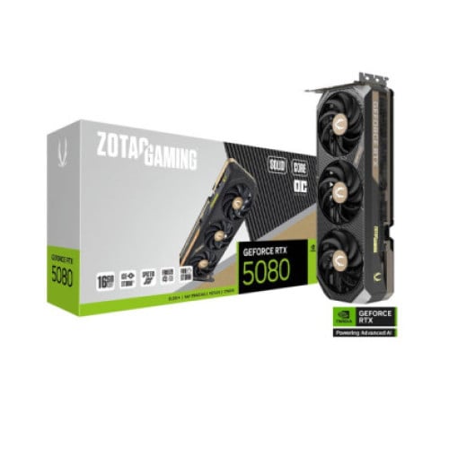 VGA Card Zotac Gaming GeForce RTX5080 16GB GDDR7 Core OC Edition