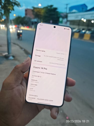 Xiaomi 14 Pro ch version សាណុំហ្សុីន 289$