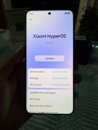 Xiaomi 14 Ultra Ram12G/256GB សាណុំហ្សុីន Full set