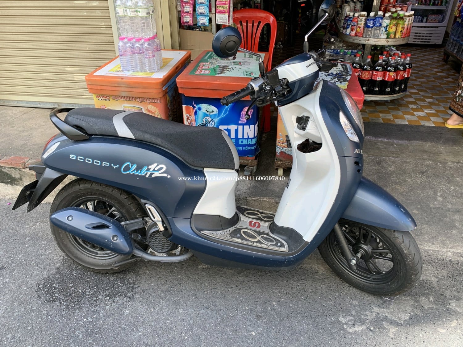Scoopy 2024 ម៉ូតូក្រុមហ៊ុន ជិះមិនដែលដួលថ្នាំសុីនមួយជុំ បិទស្កុតសាទីនប្រើទើបបាន7000គីឡូម៉ែត ម្ចាស់ដើម