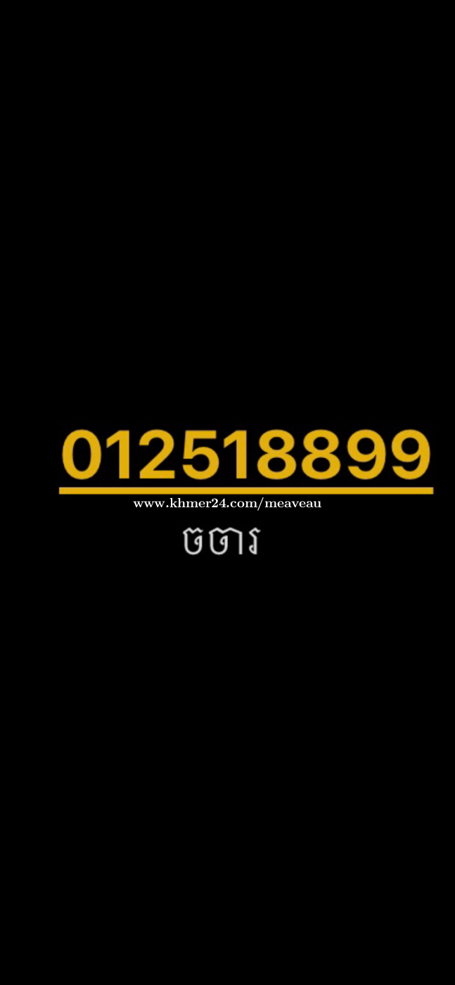 លក់លេខ 012518899 ចចារ