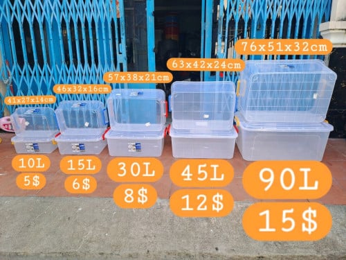 ធុងជ្រុងថ្លា