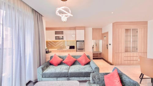 #ForRent  2-bedroom Service apartment.