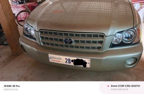 ឡានលក់ highlander ឆ្នាំ 03 ម៉ាស៊ីន 6 ប៉ុងមួយម្ចាស់ដើម