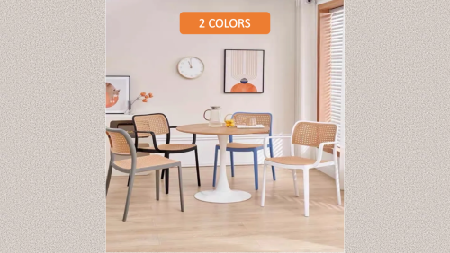 " Paris design Studio " Dining chair , Artificial rattan chair.
