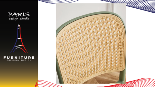" Paris design Studio " Dining chair , Artificial rattan chair.
