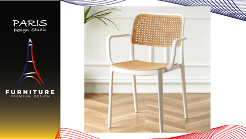" Paris design Studio " Dining chair , Artificial rattan chair.