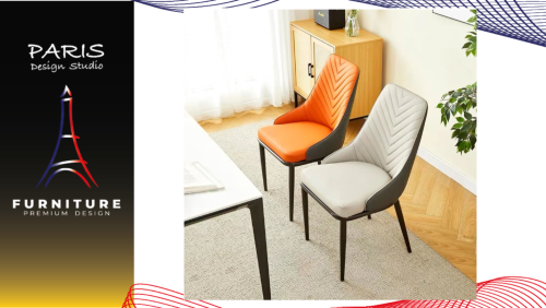 " Paris Design Studio " leather chair, luxurious design.