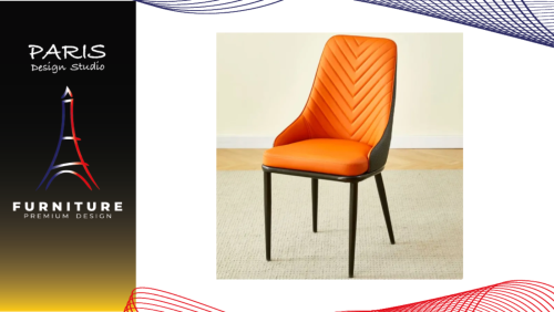 " Paris Design Studio " leather chair, luxurious design.