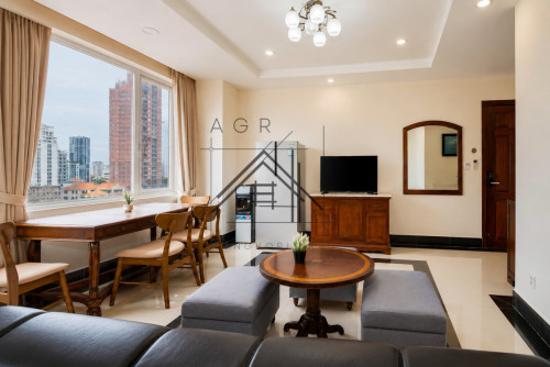 🏢 2 Bedroom Serviced Apartment For Rent in BKK1 – Phnom Penh