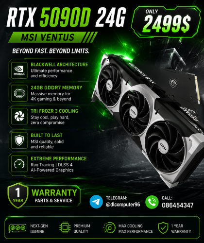 មានលក់ VGA 1ទឹកៗ RTX4070-5090