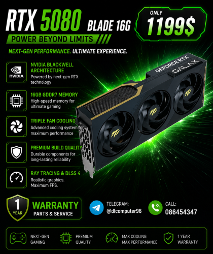 មានលក់ VGA 1ទឹកៗ RTX4070-5090