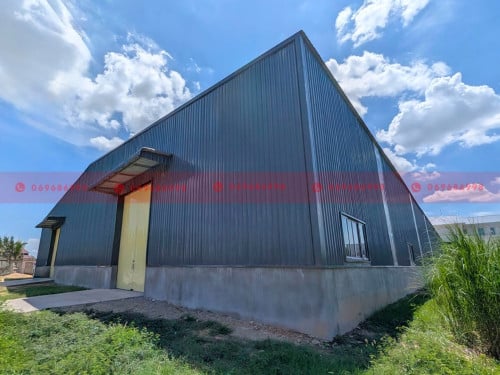 2400 Sqm Warehouse For Rent On A Major Concrete Road In Sen Sok Area
