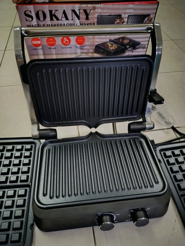 2in1 Sandwich Beef Stake Waffle Maker