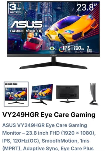 Asus Gaming Monitor 120Hz ឆ្នាំ 2025