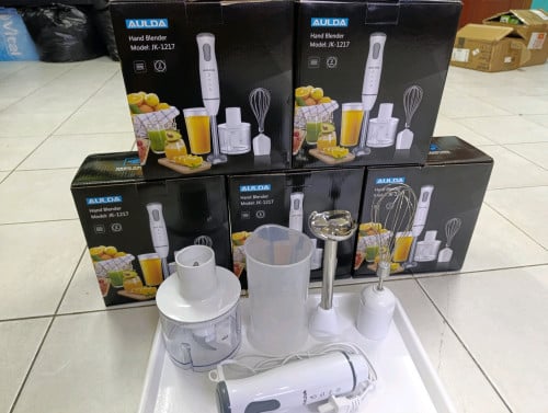 Blender 400W (colour white) + Meat Grinder + Blender Cup + Whisk Attachment