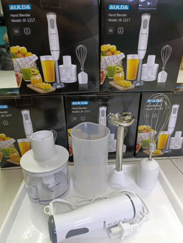 Blender 400W (colour white) + Meat Grinder + Blender Cup + Whisk Attachment