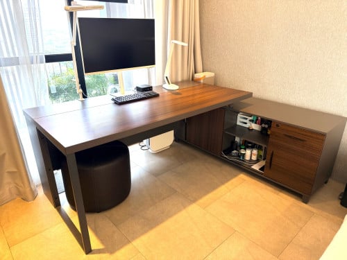 Design Village L-Shaped Desk with Storage